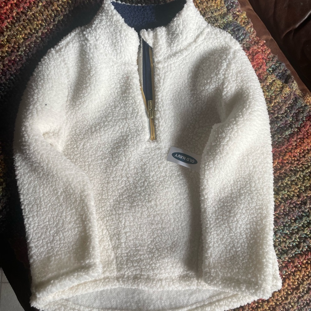 Girls 5t old navy fleece pullover new with tags